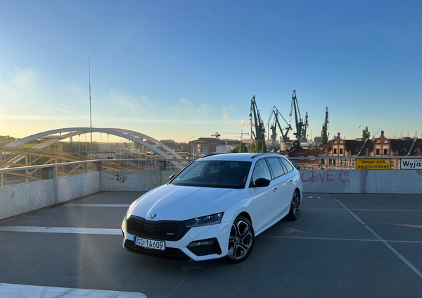 Skoda Octavia cena 149000 przebieg: 79550, rok produkcji 2021 z Gdańsk małe 277